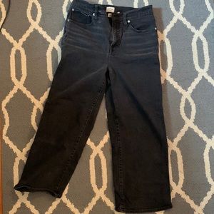 J crew slim wide leg fit in black